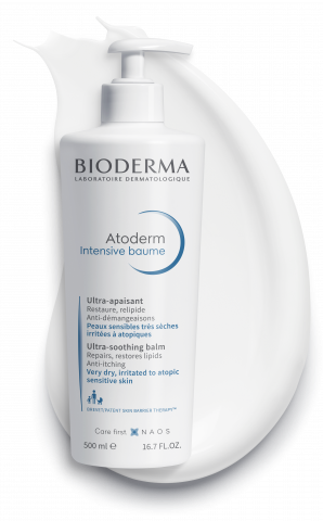 BIODERMA product photo, Atoderm Intensive balm 500ml, moisturising balm for dry skin
