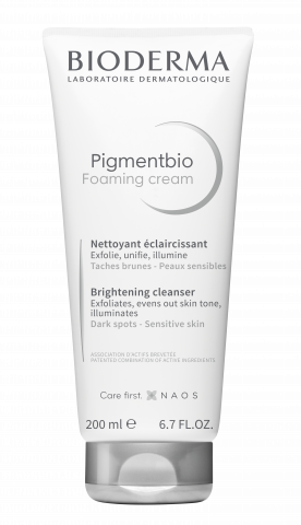 BIODERMA product photo, Pigmentbio Foaming cream 200ml, foaming cream for pigmented skin