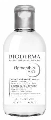 BIODERMA product photo, Pigmentbio H2O 250ml, micellar water for pigmented skin