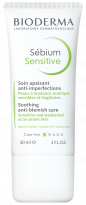 BIODERMA product photo, Sebium Sensitive 30ml, treatment for acne prone skin